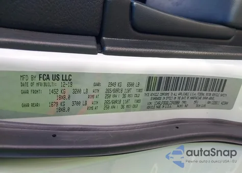 2020 Jeep Grand Cherokee Limited 4X4 from USA, damaged, VIN 1C4RJFBG6LC243980